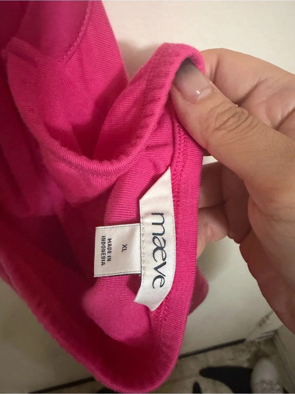 Maeve cowl neck halter top pink XL NWT Anthropologie